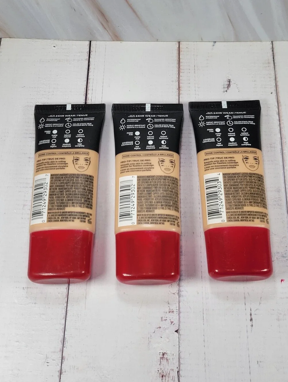 3 Piece L'oreal Infallible Pro-Matte Foundation Bundle NEW!